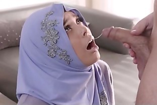 Thick Muslim Teen In A Hijab Aaliyah Hadid Fucked In Ass By FBI Detective poster