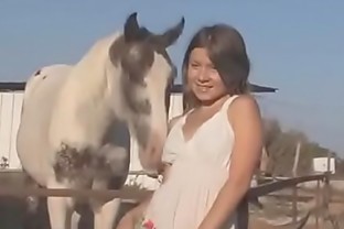 Emily18 - Teenage girl on the farm poster