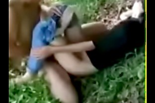 Thai girl grope in Forest,More videos www.blockboobster.com