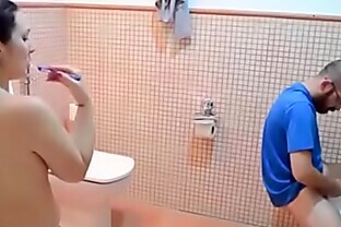 US NRI fucked Indian hotel staff girl in bathroom forcefully poster