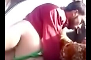 Desi Bhabhi cheating in Car with young caught pakistani aunt poster