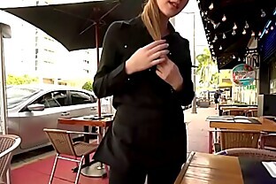 Fucking with a strange waitress poster