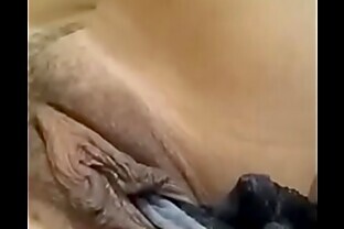 Desi dirty girl taking out panty out of her sweet pussy with moans Must watch poster