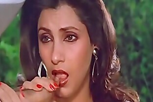 Sexy Indian Actress Dimple Kapadia Sucking Thumb lustfully Like Cock