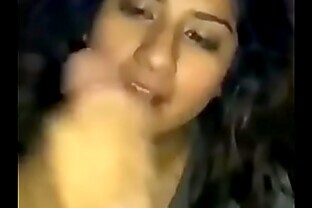 Indian teen eating her bigg cock poster
