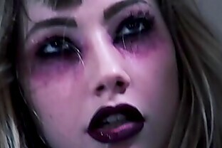 Hell yeah! Goth teen nympho Ivy Wolfe goes CRAZY!