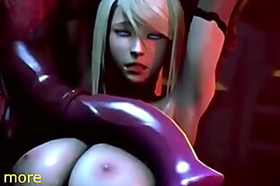 Samus Aran get Fucked by Alien Huge Dick