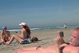 Beach girls laugh at small dick