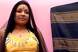 Chubby indian sister in law is doing her first porn casting 25 min