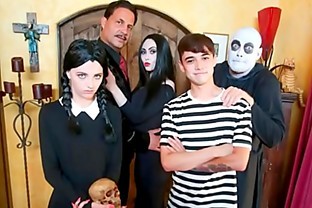 Halloween Group Sex Within Their Family : Audrey Noir, Kate Bloom poster