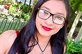 MAMACITAZ - Latina Teen Eva Cuervo Fucks With Stranger During Lunch Break 11 min