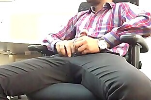 Indian guy mastrubating flashing big dick in  53 sec poster
