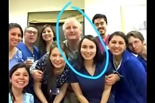 Old Man Fucks Teen In Bathroom