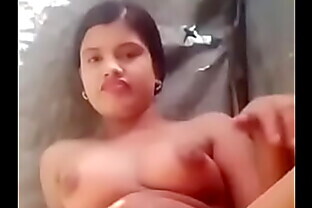 Beautiful Indian Village Girl Pussy Fingering Selfie Video poster