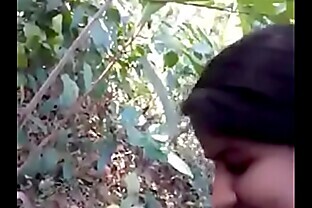 Desi girl very nice sucking n fucking in forest - poster
