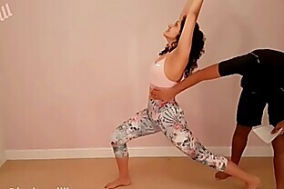 Big ass teen girl tricked, m., used, a. and f. to suck cock by gym trainer full HD POV Indian